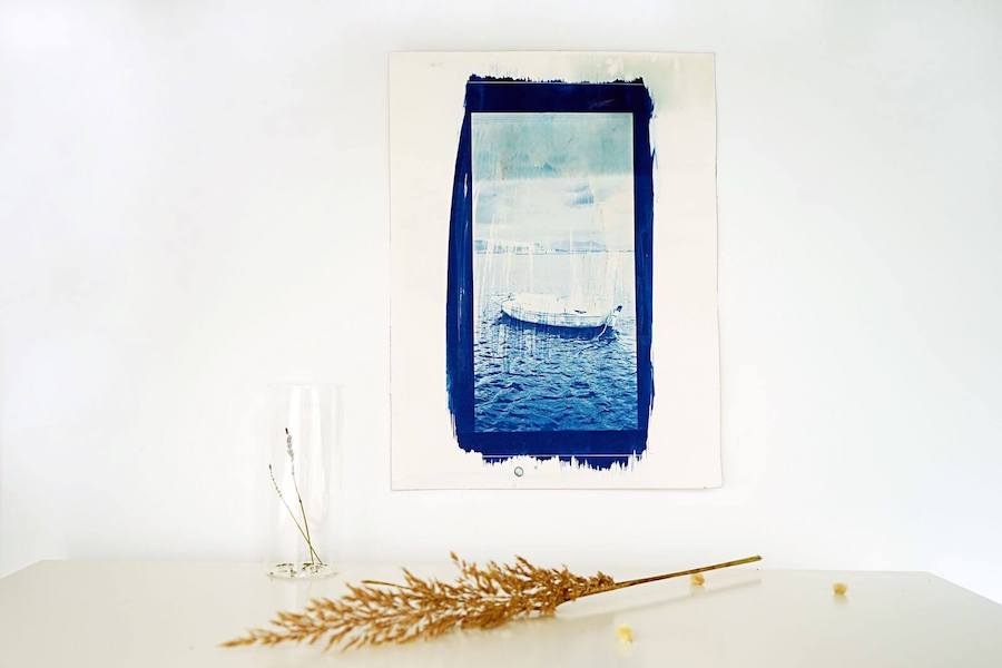 Nafplion cyanotype
