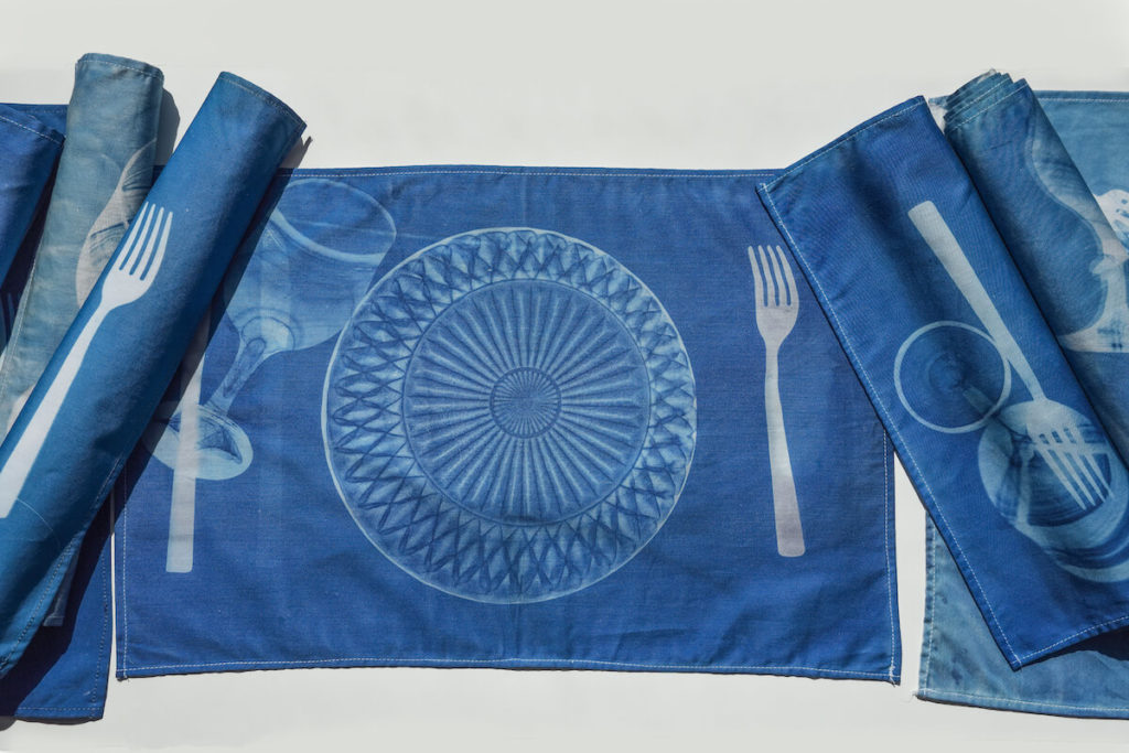 Cyanotype table mats